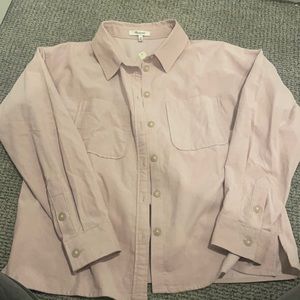 NWT Madewell pink button down